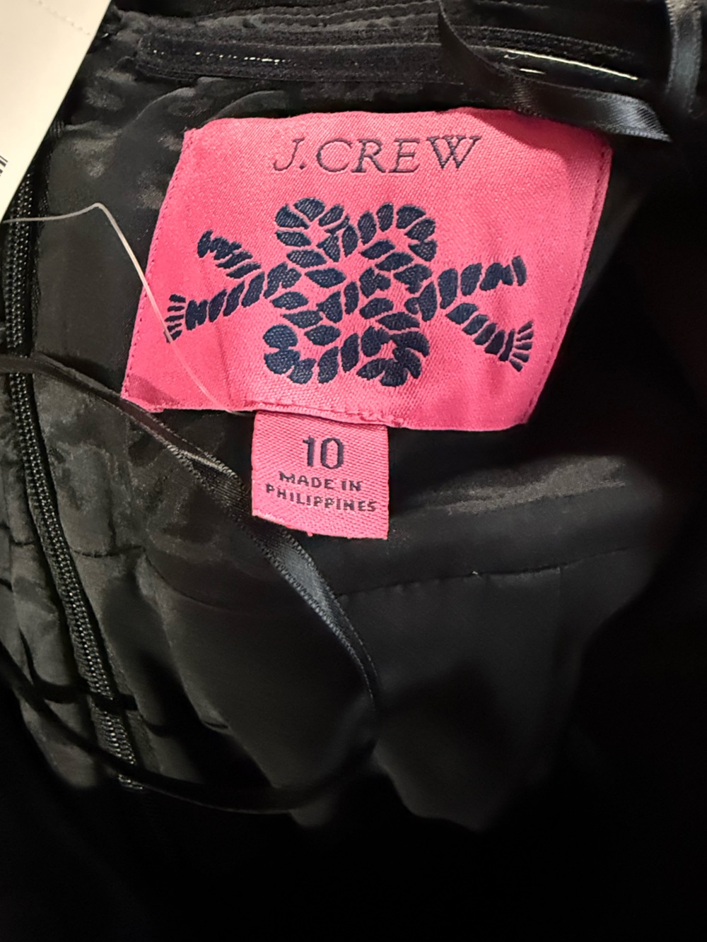 J. Crew Strapless dress in stretch matelasse NWT - Picture 4 of 5